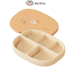 Khay ăn dặm silicone Moyuum 5 ngăn